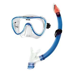  Seac Snorkeling Salina + Alisei Siltra Set (Blue) Sports 