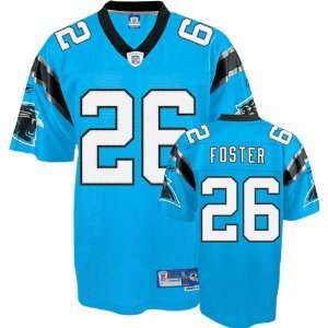  DeShaun Foster Reebok NFL Teal Premier Carolina Panthers 