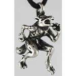   the controlled savagery of the werewolf with this stunning pendant