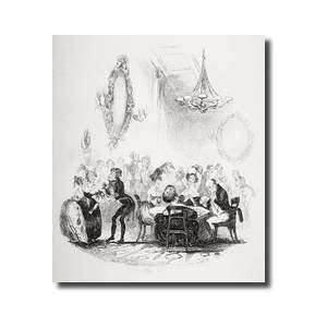   From the Pickwick Papers By Charles Dicke Giclee Print