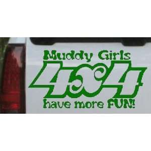 Dark Green 42in X 21.0in    Muddy Girls 4X4 have more FUN Off Road Car 