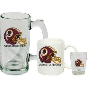  Hunter Washington Redskins Drinkware Fan Pack  Set of 3 