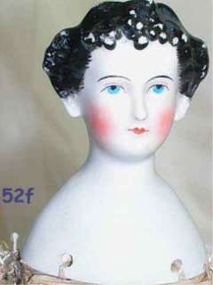   RARE ANTIQUE CHINA SHOULDER HEAD DOLL WELL DRESSED 14 1840  