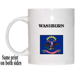  US State Flag   WASHBURN, North Dakota (ND) Mug 