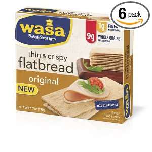 Wasa Original Flatbread, 6.7 Ounce (Pack of 6)  Grocery 