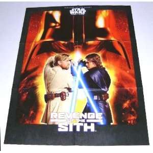 28 by 22 Inch Star Wars 2 Sided Revenge of the Sith Trading Card Game 