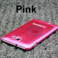 New DELUXE Hard plastic & Metal Cover Case for Samsung Galaxy Note 