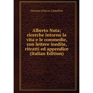   ed appendice (Italian Edition) Onorato Allocco Castellino Books
