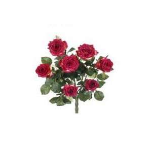   21.5 Silk Confetti Rose Flower Bush  Red (case of 6)