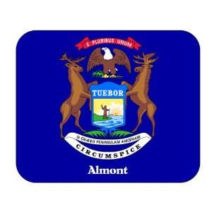  US State Flag   Almont, Michigan (MI) Mouse Pad 