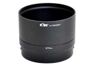Lens adapter tube with 72mm front filter threads.