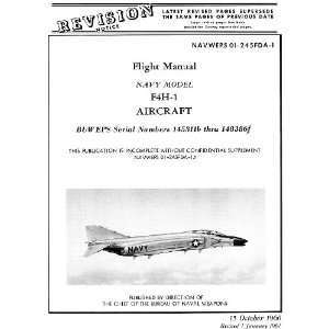  Mc Donnell Douglas F 4H 1 Aircraft Flight Manual 