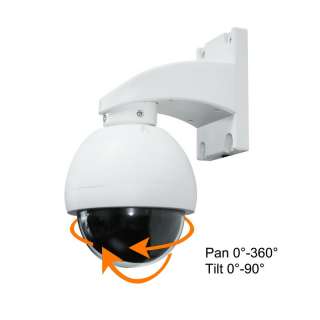 Indoor/Outdoor Weatherproof Pan Tilt Video Surveillance Camera (CM 