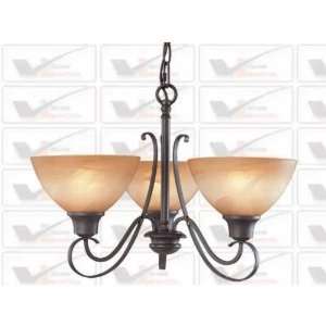  Volume Lighting V2643 53, Altamonte 3 Light Chandelier 