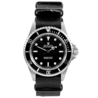 14060 Rolex Mens Stainless Steel Submariner No Date Black Dial 14060 
