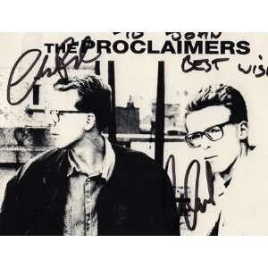  The Proclaimers Christopher Walken plus Signed Promo Card 