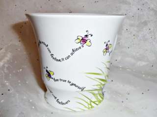 Mary Kay MK Inspirational Dream Believe Achieve Bumblebee Coffee Mug 