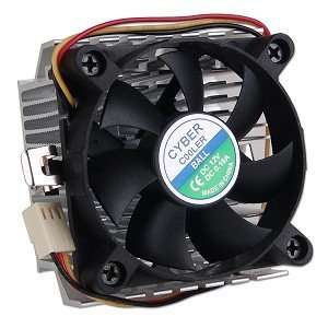    Cyber Cooler Socket 370 Aluminum Heat Sink & Fan Electronics
