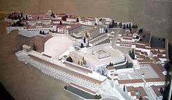 Model of the Acropolis in the Pergamonmuseum in Berlin