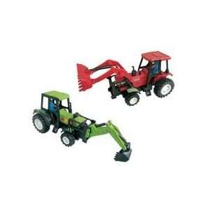  Toy Farm Tractor with Driver, 2 pc Set, 132 (Friction 