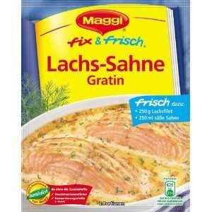 MAGGI fix & fresh creamy salmon gratin (Lachs Sahne Gratin) (Pack of 4 