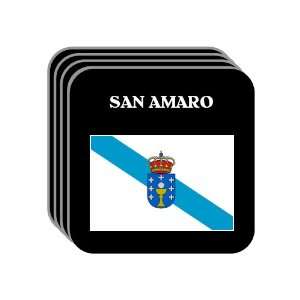  Galicia   SAN AMARO Set of 4 Mini Mousepad Coasters 