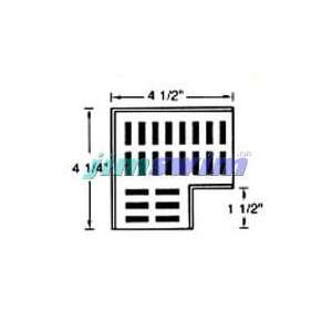   American Granby 5380 Channel 90 Elbow W/Grate Gray