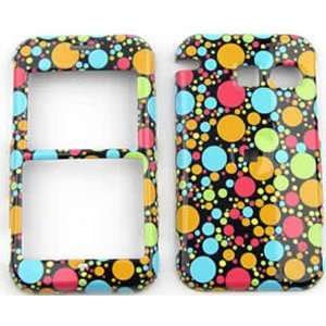 Sanyo 2700 Multi Color Dots on Black Hard Case/Cover/Faceplate/Snap On 
