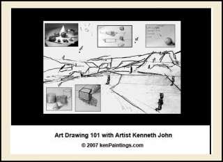 Drawing 101 Instructional Art How to Draw Video NEW DVD  