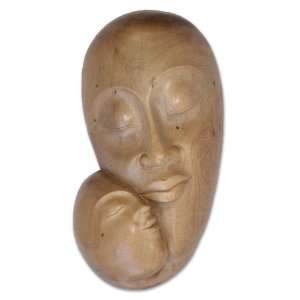  Wood mask, Mother and Son