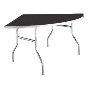   Quarter Round Folding Banquet Table with Laminate Top