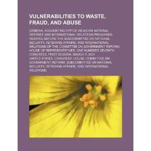  Vulnerabilities to waste, fraud (9781234181024) United 