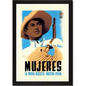   Poster 20x30, Mujeres La Patria Necesita Vuestra Ayuda