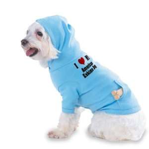  American Eskimo Dog Hooded (Hoody) T Shirt with pocket for your Dog 
