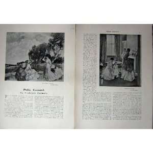   1909 ART JOURNAL MONTREUIL VAUXHALL NORFOLK LADY WOMAN