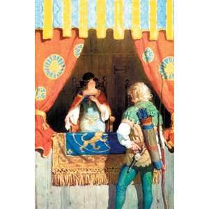  Robin Hood and Maid Marian by Newell Convers Wyeth 12x18 