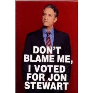 Voted For Jon Stewart Magnet