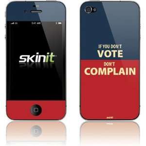 If You Dont Vote Block skin for Apple iPhone 4 / 4S 