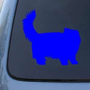 PERSIAN   Cat   Vinyl Car Decal Sticker #1544  Vinyl Color Blue
