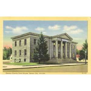   Postcard Ormsby County Court House Carson City Nevada 