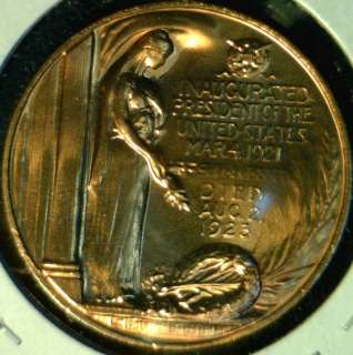 Warren G. Harding US MINT INAUGURATED Commemorative Bronze Medal 