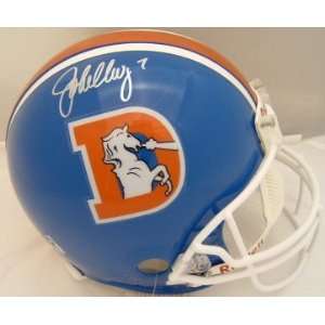  John Elway SIGNED F/S Proline GAME Broncos Helmet Sports 