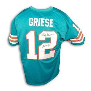 Bob Griese Signed Jersey   with HOF 90 Inscription