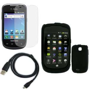   Screen Protector + USB Data Charge Sync Cable for Samsung Dart T499