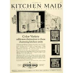   Ad Kitchen Maid Standard Units Wasmuth Endicott   Original Print Ad