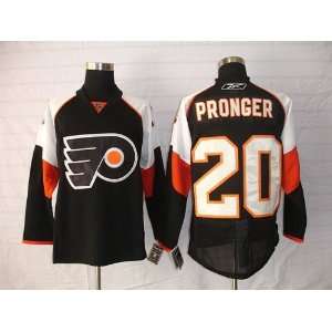 Chris Pronger #20 NHL Philadelphia Flyers Black/white 
