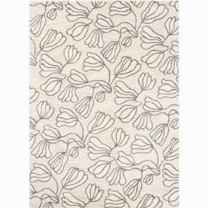 Chandra Rugs BAJ 8017 Bajrang Floral Contemporary Rug Size 
