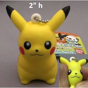    Pokemon Soft Squishy Figure Keychain Pikachu (2 Inch) Toys & Games