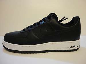 NIKE AIR FORCE 1 ONE AF1 MENS BLACK SHOES SNEAKERS sz 11.5 RARE 