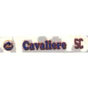  Jeff Cavaliere #SC Mets Spring Training Game Used Locker 